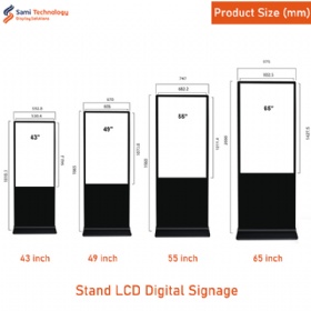 55 inch Freestanding Digital Signage
