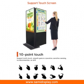 Floor Stand Double Sided Advertising Display